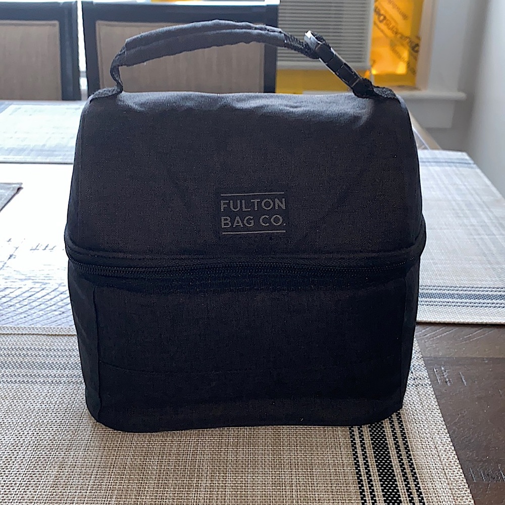 Fulton Bag Co. Black Lunch Box